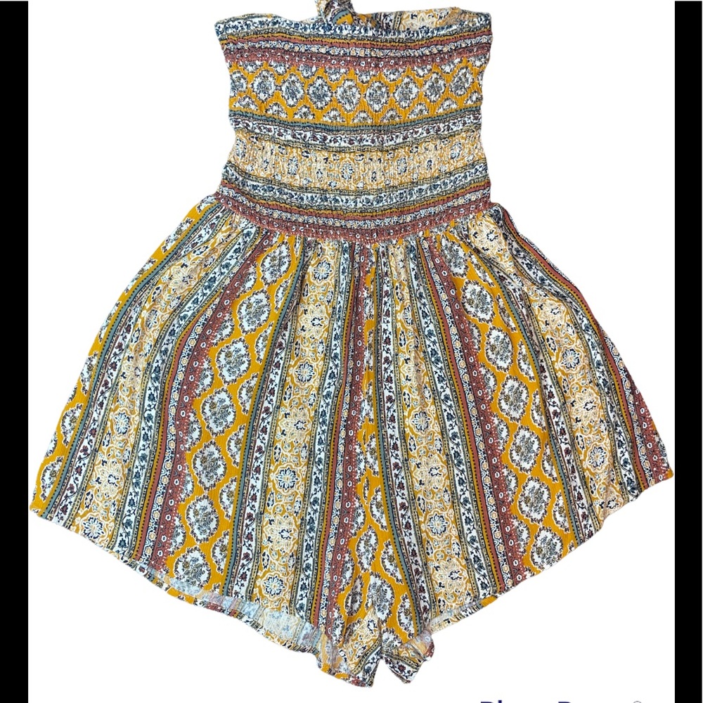 Be Cool tube romper with tie back